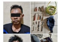 Begini Cara Kedua Pelaku Mencuri Kabel BTS di Guntung Manggis Banjarbaru