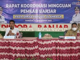 Kasus Covid-19 di Banjar Makin Turun