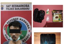 Nekat, Pria Ini Mau Selundupkan Sabu Ke Dalam Rutan Polres Banjarbaru