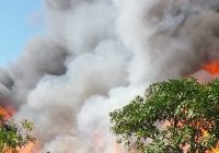 Kebakaran di Km 15 Gambut Kawasan Padat Penduduk, 9 Rumah Terbakar