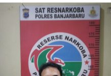 Sabu Banjarbaru, Abang Kodok Tak Berkutik Saat diamankan Satresnarkoba Polres