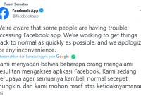 Direktur Teknologi FB Meminta Maaf: WhatsApp, Facebook dan Instagram Down!