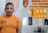 Asyik Duduk di Depan Rumah, Pengedar Narkoba Diringkus Tim Kuda Sergap Polsek Pelaihari