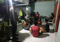 Hingga Tengah Malam Personel Polsek Banjarbaru Barat Patroli Tempat Kumpul Warga