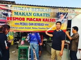 Polda Akan Lanjutkan 'Warung Makan Gratis Resmob Macan Kalsel' Tiap Jumat