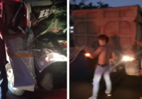 Pikap Kecelakaan di Jalan A Yani Km 9 Kertak Hanyar, 1 Orang Dievakuasi ke RSUD Ulin Banjarmasin