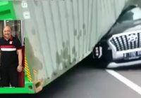 Bos Indomaret Meninggal Setelah Mobilnya Tertimpa Truk Kontainer yang Hilang Kendali di Tol Cipularang