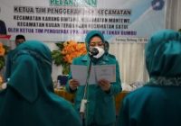 Lantik 4 Ketua PKK Kecamatan, Berikut Pesan Hj Wahyu Windarti Zairullah Azhar