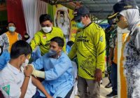 Vaksin Bergerak Sambangi Barito Kuala, Bupati Ucapkan Terimakasih Kepada Paman Birin
