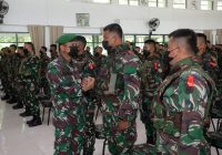 Danrem 101/Antasari Berikan Briefing Prajurit BKO ke Papua