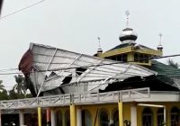 Atap Mushala Jalan HM Yunus Batola Porak-poranda Diterjang Puting Beliung