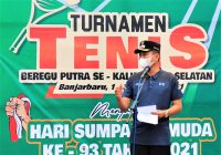 Wartono Buka Turnamen Tenis Beregu Putra, Peringati Hari Sumpah Pemuda