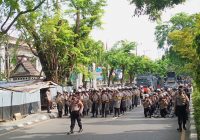 BREAKING NEWS Sambut Kedatangan Presiden RI Jokowi ke Kalsel, Mahasiswa Gelar Unjuk Rasa