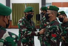 Kenaikan Pangkat Prajurit Kodim 1022/Tanah Bumbu, Begini Pesan Letkol Cpn Rahmat Trianto