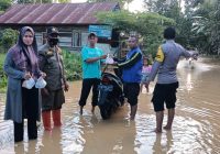 Air Berangsur Surut di Desa Namun Kecamatan Jaro Tabalong