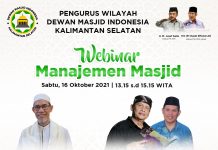 Ingin Tahu Tentang Manajemen Masjid, Ikuti Webinarnya Siang Ini