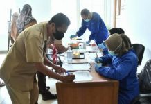 46 ASN dan PTT Pemprov Kalsel Mendadak Dites Urine
