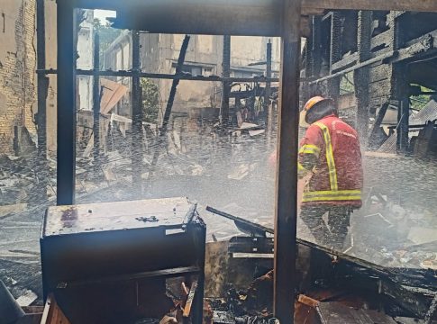 7 Rumah dan 7 Bedakan Terbakar di Telawang Banjarmasin