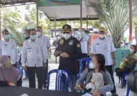 Gerakan 50 Ribu Vaksin Sehari, Ketua DPRD Kalsel Datangi Lokasi Vaksinasi di Banjarmasin Tengah