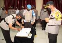 Kapolresta Banjarmasin Pimpin Sertijab Iptu Muhammad Guntur sebagai Kasat Tahti
