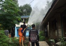 Perumahan Guru MTs Saradang Tabalong Dilalap Api, Rumah Nunsi Jadi Korban