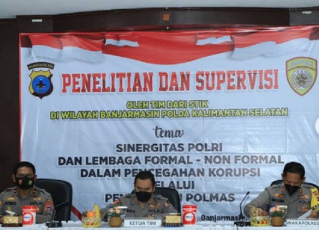 Tim Supervisi dan Penelitian STIK Lemdiklat Polri Turun ke Banjarmasin dan Batola, Ini Tujuannya