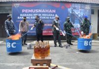 Lebih 1 Juta Batang Rokok Dimusnahkan Bea Cukai Wilayah Kalimantan Bagian Selatan