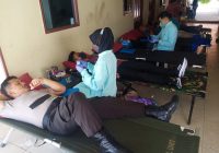 Rayakan HUT Polairud Ke-71, Satpolairud Polresta Banjarmasin Gelar Donor Darah