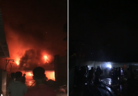 Empat Rumah di Belakang Polsek Banjarmasin Utara Dilalap si Jago Merah