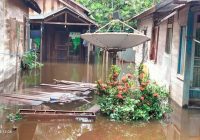 Banjir Rendam Rumah Warga Desa Banyu Tajun RT 1 Tanjung, Kabupaten Tabalong