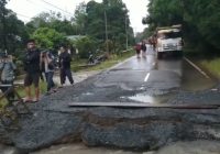 Gorong-gorong di Kasongan Kalteng Putus Diterjang Banjir, Jalan Kerengpangi-Palangkaraya Ditutup