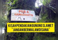 Cerita Horor Pendaki Gunung Slamet, Ada Sosok Wanita di Pos 4 Samarantu