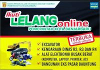 Lelang Online Kendaraan Dinas Alat Elektronik Hingga Bangunan Pasar Pemko Banjarbaru, Cek Jadwalnya di Sini