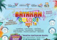 Hari ini Colorfun 2021 di Pantai Batakan Tala Kalsel Digelar, Bisa Camping Hingga Live Music