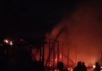 Malam-malam Api dari Dapur Hanguskan Rumah Salabiah di Desa Handil Negara, Kurau, Tanah Laut