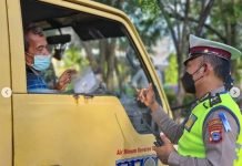 Satlantas Polresta Banjarmasin Kembali Gelar Penertiban Truk Langgar Jam Larangan Masuk Kota Banjarmasin