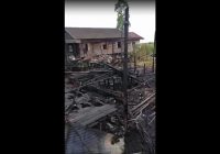 Video Kondisi 4 Rumah Warga Korban Kebakaran di Desa Pahalatan Kecamatan Labuan Amas Utara HST Setelah Terbakar
