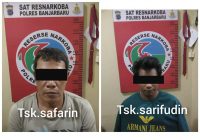 Sabu Banjarbaru, Satresnarkoba Amankan 2 TSK Berikut Barang Buktinya