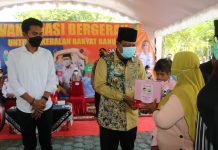 Vaksin Bergerak di Martapura, Jadi Syarat Injakkan Kaki ke Tanah Suci