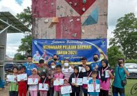 Kejuaraan Pelajar Daerah Berakhir, Lahirkan Atlit Panjat Tebing di Kabupaten Banjar