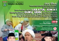 Guru Udin Samarinda Bakal Mengisi Ceramah di Majelis Lailatul Jumat Batulicin, Kamis (11/11/2021)