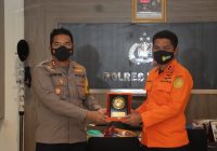 Sinergitas Penanggulangan Banjir, Polres Banjar Terima Kunjungan Basarnas