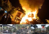 Dini Hari Rumah Aswi di Desa Sejakah RT 01 Kotabaru Habis Dilalap Api