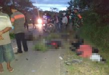 Yamah Lexy Adu Banteng Dengan Honda Vario di Mantewe, 3 Orang Meninggal Dunia