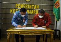 Berikut Harapan Wali Kota Banjarbaru Tandatangani MoU Dengan DJPb Kalsel