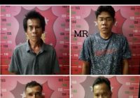MR Beserta 3 Pria Lainnya Digelendang Ke Polres HST Karena Judi Togel Online