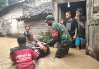 Banjir HST, 7 Kecamatan Terendam dan Puluhan Orang Mengungsi
