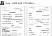 Kena Tilang Serahkan Uang Rp 500 Ribu Kepada Oknum Anggota, Begini Penjelasan Kasat Lantas Barito Kuala
