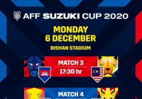Piala AFF 2020: Jadwal Pertandingan dan Tayangan Langsung, Indonesia Vs Kamboja Kamis Malam
