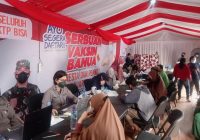 Wow! Tarik Minat warga, Gerai Vaksinasi Polresta Banjarmasin Berhadiah Sepeda Motor